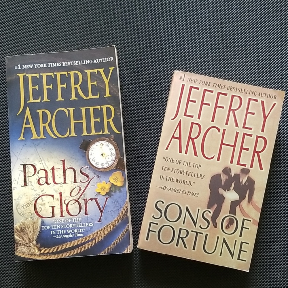 Jeffrey Archer Book Set - Paths of Glory & Sons of Fortune